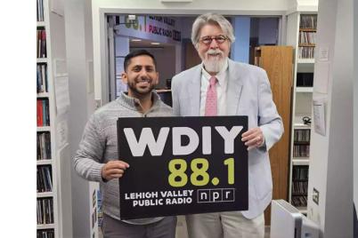 Matt Trust and Ed Meehan at WDIY